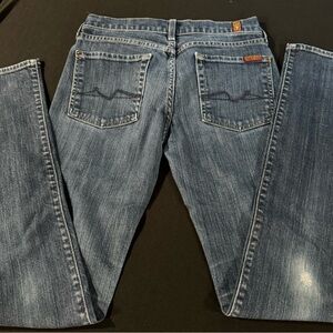 7 For all mankind - size 28 distressed “Roxanne” skinny jeans
